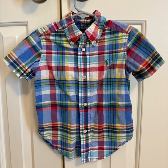 Ralph Lauren Other - Ralph Lauren Plaid Short Sleeve Button Up Shirt Toddler Size 2T